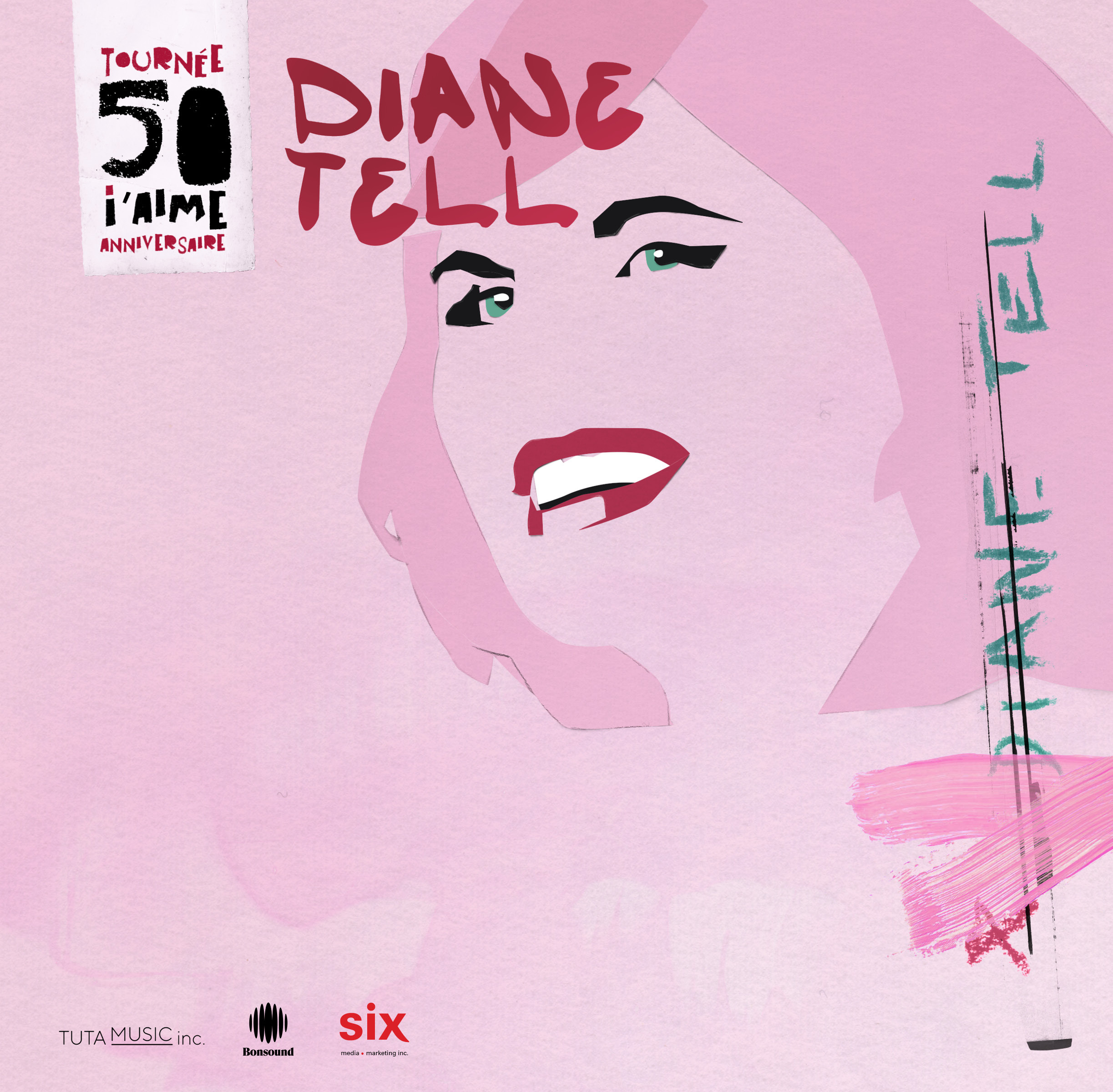 Visuel Officiel Tournee 50 i aime